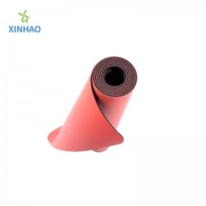 Pu cao su yoga mat bán buôn, hỗ trợ logo và hoa văn tùy chỉnh, độ dày 4mm/5mm bảo vệ môi trường cao su tựnhiên Mat có thể không bị trượt không mùi