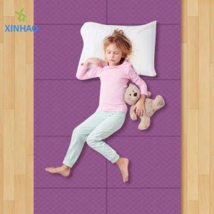 Bán buôn du lịch có thể gập lại Yoga Mat 4mm/5mm độ dày dễ mang theo để tập thể dục,nghỉngơi văn phòng, cắm trại công viên