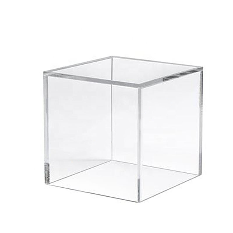 Lớp thực phẩm Mini Clear Acrylic Candy Hộp lưu trữ trong suốt Hộp lưu trữ