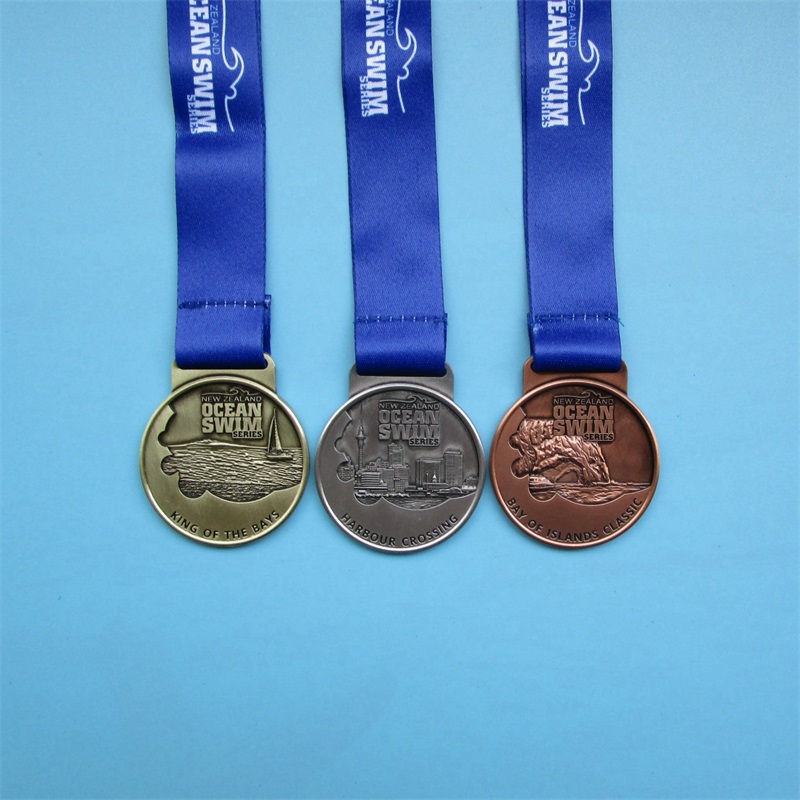 Huy chương thể thao Cácnhà sản xuất kim loại mạ vàng huy chương đồng bạc