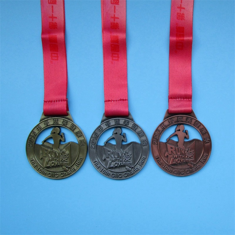 Huy chương thể thao Cácnhà sản xuất kim loại mạ vàng huy chương đồng bạc