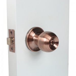 2501 Núm cửa riêng tư cho phòngngủ và phòng tắm, khóa cửa không khóanội thất- đồng cổ