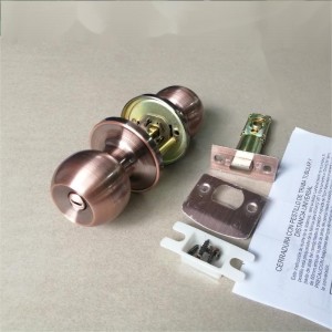 2501 Núm cửa riêng tư cho phòngngủ và phòng tắm, khóa cửa không khóanội thất- đồng cổ