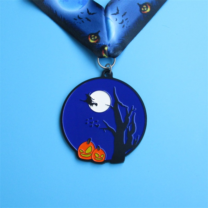 Huy chương kim loại tùy chỉnh thú vị Quà tặng Halloween Lễ hội Phục sinh Giáng sinh Huy chương kim loại