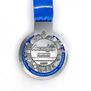 Kẽm hợp kim hóa chất đúc 3D Khắc Muff Medal Medal Medal Medal Medal