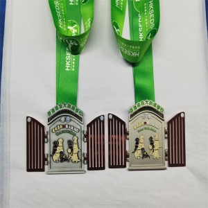 Kẽm Hợp kim 3D Khắc kim loại Hướng dẫn Huy chương kim loại Huy chương Medals Thiết kế Huy chương cho Động vật