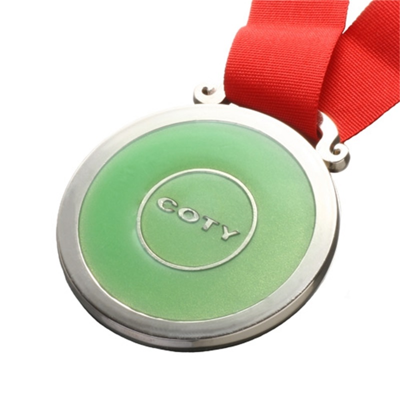 Huy chương in ấn màu hồng chonữ Huy chương Marathon Thể thao Kim loại tùy chỉnh với Ribbon