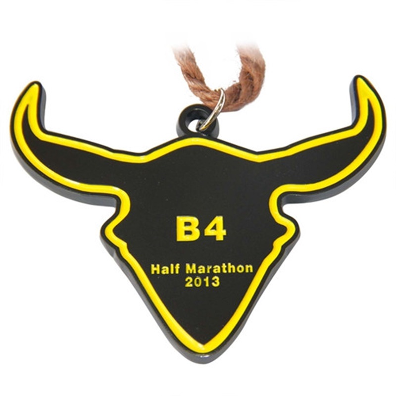 Thiết kế cuộc thi marathon thể thao bằng kim loại 3D hợp kim kẽm của riêng bạn