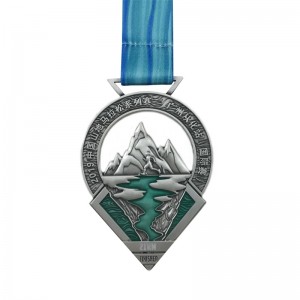 Thiết kế hoàn hảo cổ đại bằng đồng vàng Huy chương kim loại 4D Gold Bạc 4D