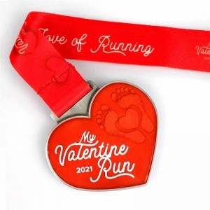 Marathon chạy Huy chương Huy chương Huy chương Huy chương cho Valentine \\\\ tình yêu của Valentine
