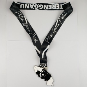 Giải thưởng danh dự lớn được cánhân hóa bằng kim loại Huy chương đua thể thao mạ vàng 3D bằng vàng