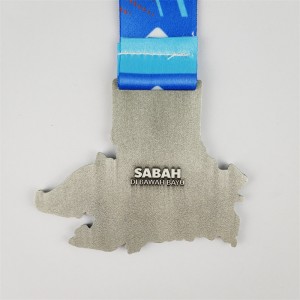 Huy chương kỷniệm Bản đồ đúc hợp kim kẽm cho các giải thưởng sự kiện của công ty thành phố