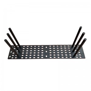 Chất lượng cao bột màu đen phun giá thépnổi với thanh hỗ trợ có thể tháo rời