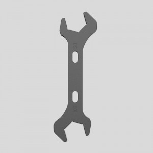 Một chiếc cờ lê đặt một chiếc cờ lê cành cờ lê bằngnhôm hai đầu