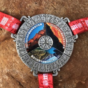 Huy chương 3D UV In LOGO Tùy chỉnh Logo Metal Thể thao thể thao cho bán buôn