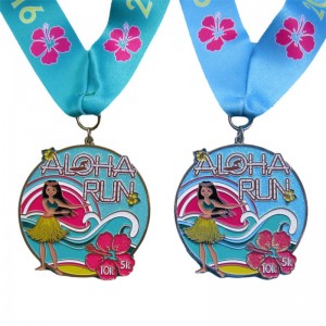 Thiết kế tay Thể thao Huy chương kim loại Medal Medal Medal League
