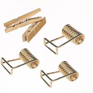 Thép không gỉ kẹp tóc vảinhỏ xoắn ốc xoắn ốc