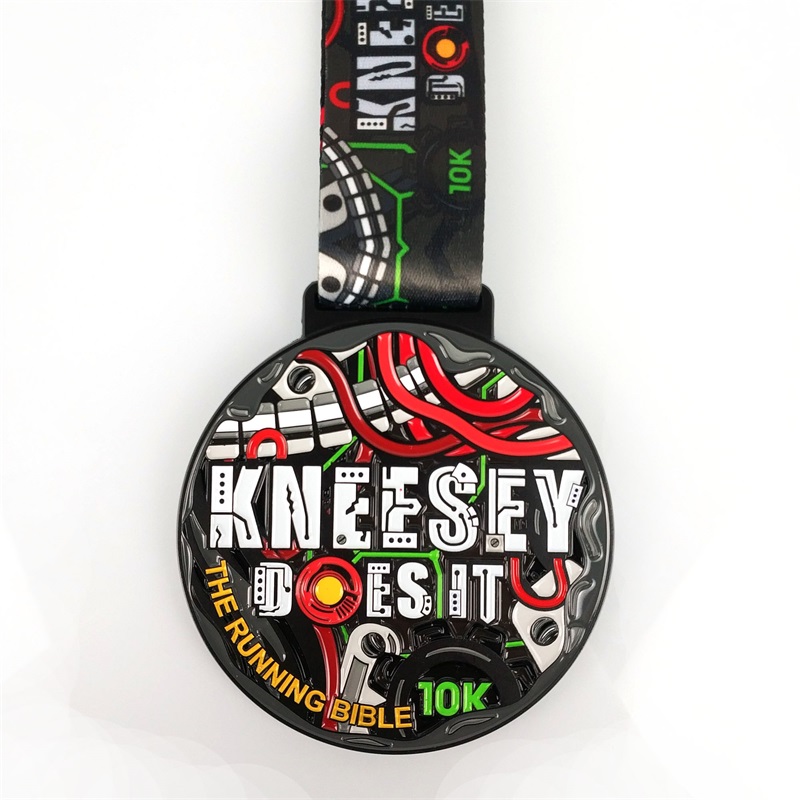 Huy chương giải thưởng logo tùy chỉnhnhà máy Gag Factory với Ribbon Gold Bạc bằng đồng danh dự Chạy chạy marathon Metal Metal Huy chương thể thao