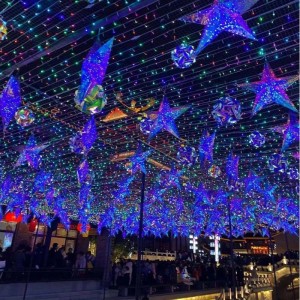 Kỳnghỉngoài trời thắp sáng tiệc cưới LED MAGIC Màu sắc Magic String Chuỗi trang trí Giáng sinh