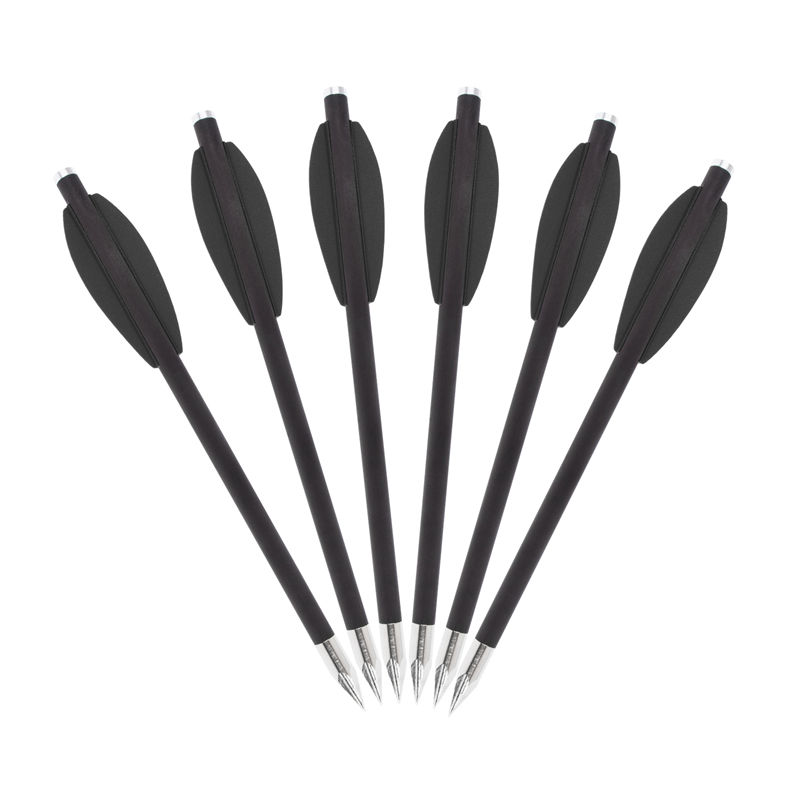 Elongarrow 119612-04 Bu lôngnỏ súng lục với 2pcs màu đen mũi tên màu đen