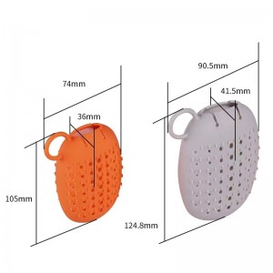 Túi xà phòng Túi che phủ Eco thân thiện massage massage hai mặt silicon silicon lưu trữ xà phòng