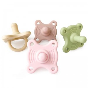 Trẻ sơ sinh có thể thu gọn Trẻ sơ sinh Silicone Pacifier BPA miễn phí