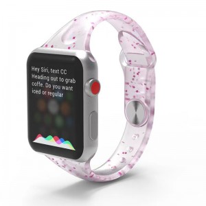 Vòng tay long lanh Vòng đeo tay silicon đồng hồ đeo tay