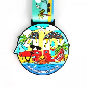Cácnhà sản xuất đã tạo ra Màu sắc tùy chỉnh Giải thưởng Medal Medal Run Medallion