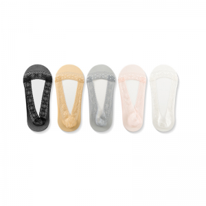 Vớ ren vô hình Ren Invisible Ren Cut Out Out Ladies Lace Footie vớ