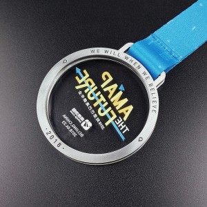 Chất lượng cao Động vật Sliver tùy chỉnh Kẽm Hợp kim Die Giải thưởng Metal Universal Wrestling Huy chương