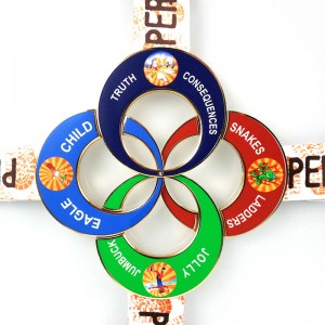 Huy chương kết hợp giải thưởng kim loại tùy chỉnh giá rẻ