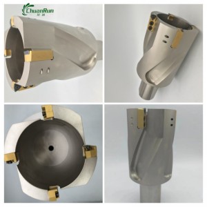 Chuanrun CNC cacbide tốc độ cao WC Core U-Drill Wcmt Chèn máy khoan cho công cụ có thể lập chỉ mục Chèn