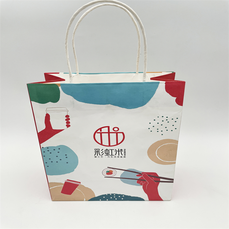 Túi giấy in màu, túi giấy đơn giản và thời trang