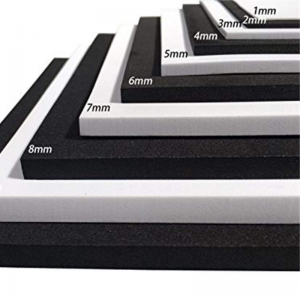 Tấm vải xốp màu đen tùy chỉnh màu đen bán chạy chất lượng tốt chống sốc chống đệm chống đệm môi trường thân thiện với môi trường