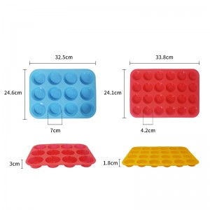 Chảo muffin silicon không dính - khuôn cho bánhnướng xốp và bánh cupcake, khuônnướng silicon, khuôn bánh rán 12 lỗ đểnướng bánh mì keto, dụng cụ thiết yếu cho các bữa tiệc và lễ hội.