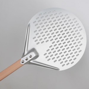 Có thể tháo rời 12nch 14inchnhôm tròn pizza peel pizza xẻng pizza pizza pizza pizza