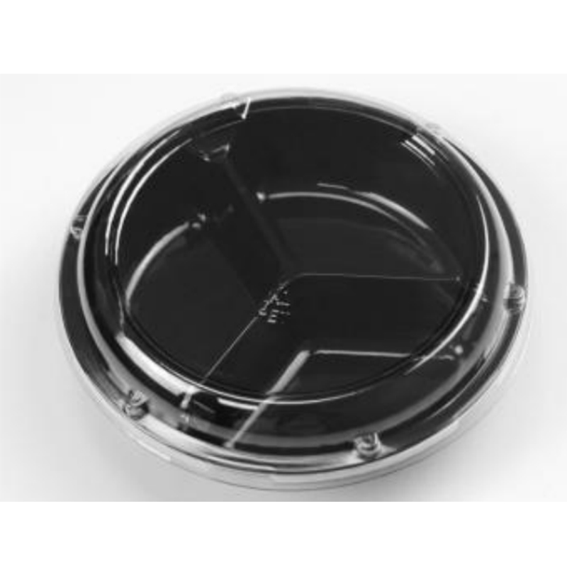 Hộp trái cây cắt ba ngăn nắp 205*155*58 mm HJ-190