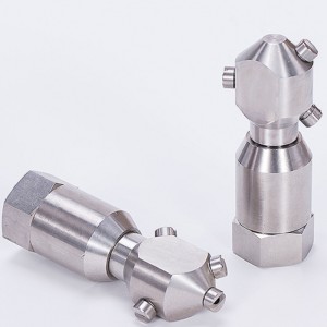 Bể quay rửa vòi phun 360 độ thép không gỉ.