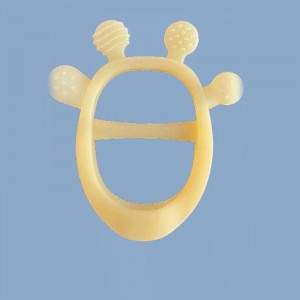 Đồ chơi teether em bé silicone cho trẻ sơ sinh 3 tháng, BPA Drop miễn phí+resistant silicone găng