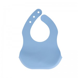 Trẻ em silicon cấp thực phẩm \\\\ Bibs, khóa tròn có thể điều chỉnh bibs em bé silicone mềm, không thấmnước và bền, dễ làm sạch