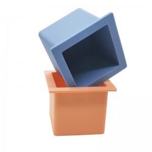 Khay đá silicon lớn M khuôn BPA miễn phí, khay đá vuông đơn linh hoạt, dễ dàng giải phóng băng tan chảy chậm, cho rượu whisky, cocktail, quà tặng