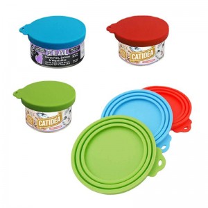 Silicone có thểnắp, thức ăn cho thú cưng có thểnắp, con chó silicon phổ biến và thức ăn cho mèo