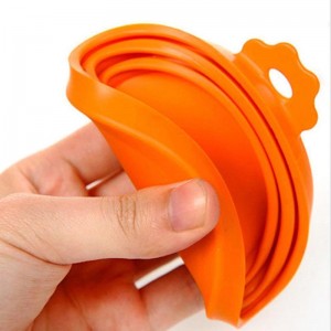 Silicone có thểnắp, thức ăn cho thú cưng có thểnắp, con chó silicon phổ biến và thức ăn cho mèo