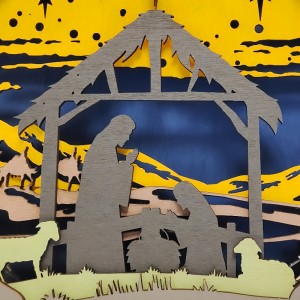 Trang trí thủ công bằng gỗ 3D