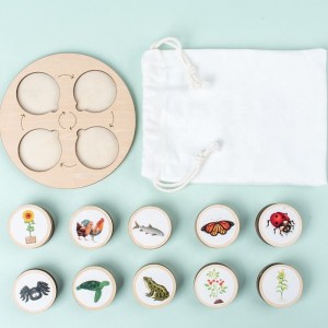 Đồ chơi Khai sáng bằng gỗ Trẻ em tự làm câu đố Yizhi