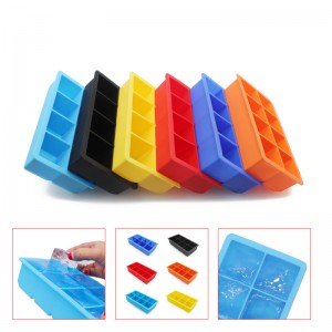 Dễ dàng giải phóng silicone và 8 khay đá lớn linh hoạt