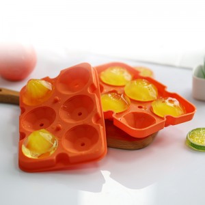 Kim cương Ice Cube Molds có thể sử dụng lại Silicone Silicone Maker 6-Ice Maker cónắp để làm lạnh các loại cocktail whisky, dễ dàng giải phóng các khay đá có thể xếp chồng lênnhau với vỏ bọc