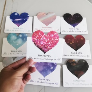 Thẻ giấy chúc mừng quà tặng tùy chỉnh