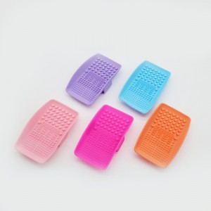 Thảm làm sạch bàn chải trang điểm silicone, chất tẩy rửa bàn chải trang điểm, miếng đệm sạch bàn chải trang điểm di động, dụng cụ rửa bàn chải mỹ phẩm