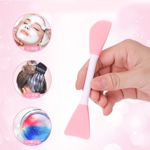 Công cụ pha trộn mặtnạ silicon - Thiết bị bàn chải mặtnạ silicon và massage Spatula cho Mud Mask pha trộn - Quà tặng công cụ làm đẹp